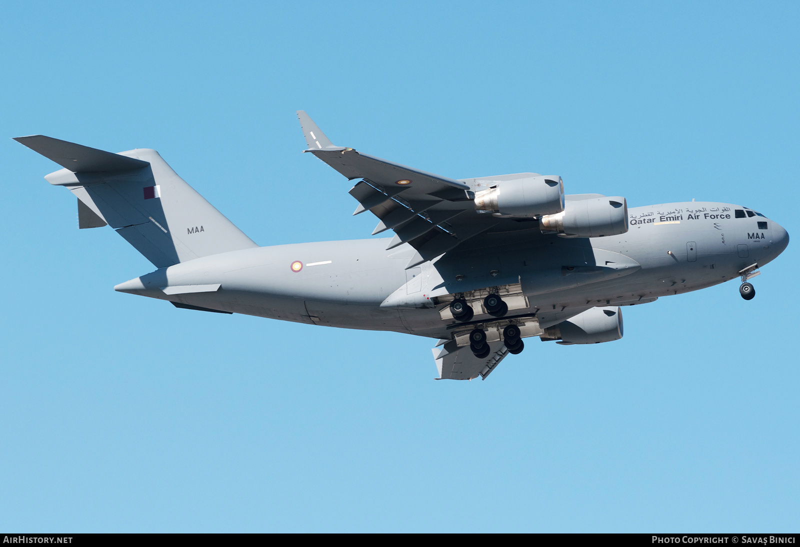 Aircraft Photo of A7-MAA / MAA | Boeing C-17A Globemaster III | Qatar - Air Force | AirHistory.net #780994