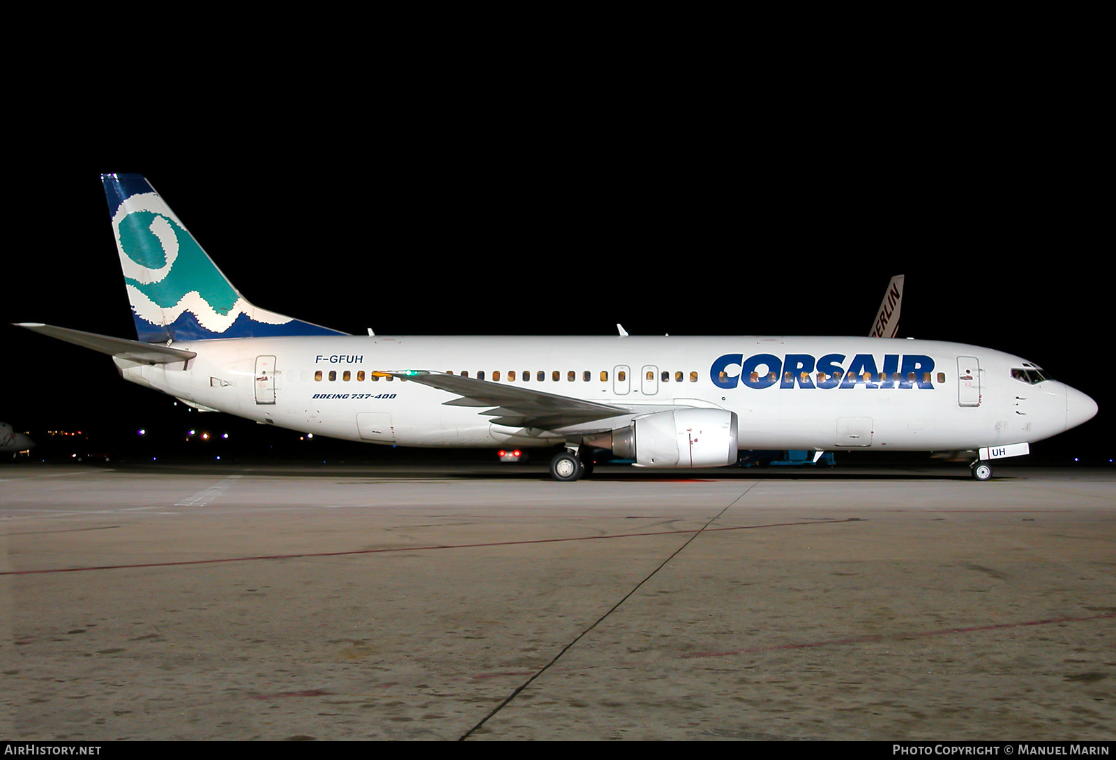 Aircraft Photo of F-GFUH | Boeing 737-4B3 | Corsair | AirHistory.net #780995