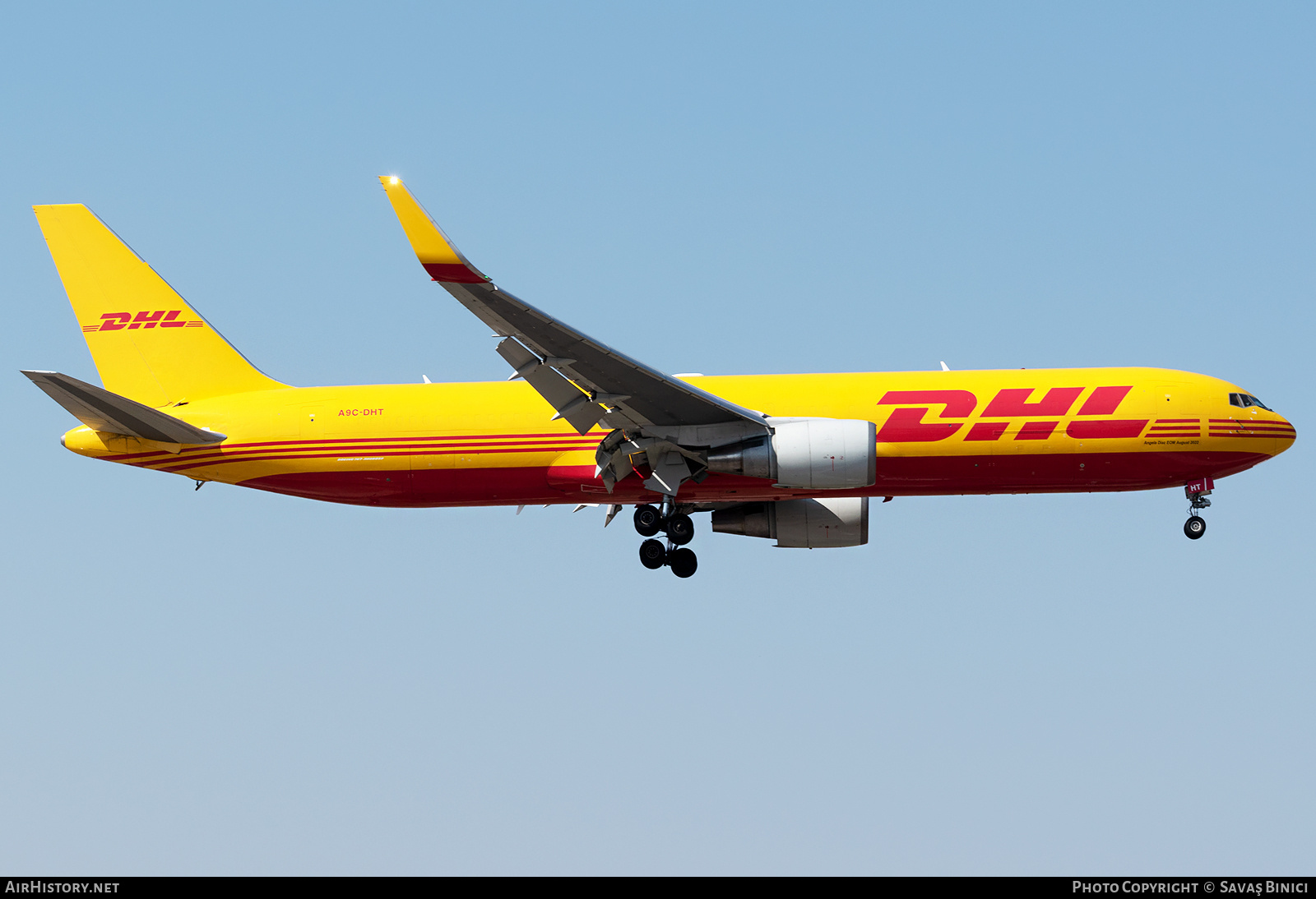 Aircraft Photo of A9C-DHT | Boeing 767-323/ER(BDSF) | DHL International | AirHistory.net #780996