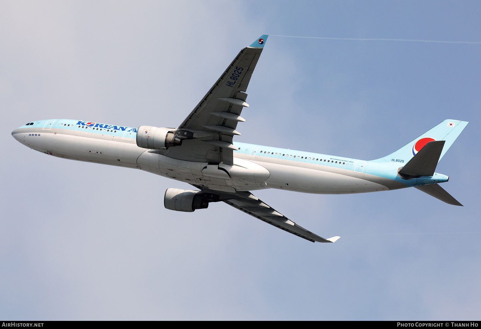 Aircraft Photo of HL8025 | Airbus A330-323E | Korean Air | AirHistory.net #781026