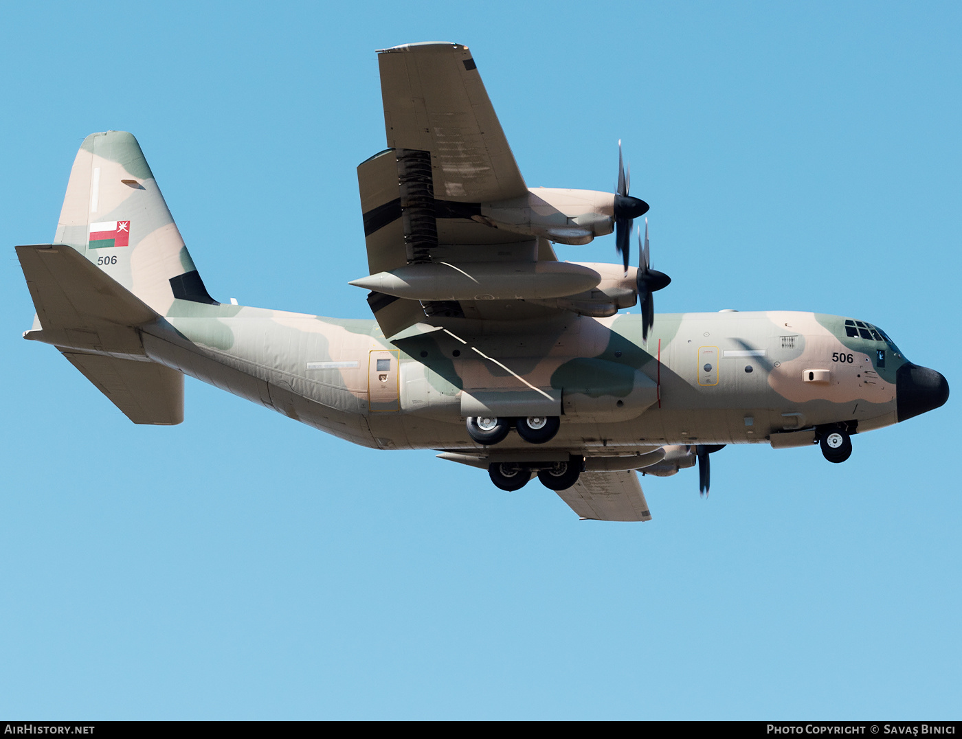 Aircraft Photo of 506 | Lockheed Martin C-130J Hercules | Oman - Air Force | AirHistory.net #781029