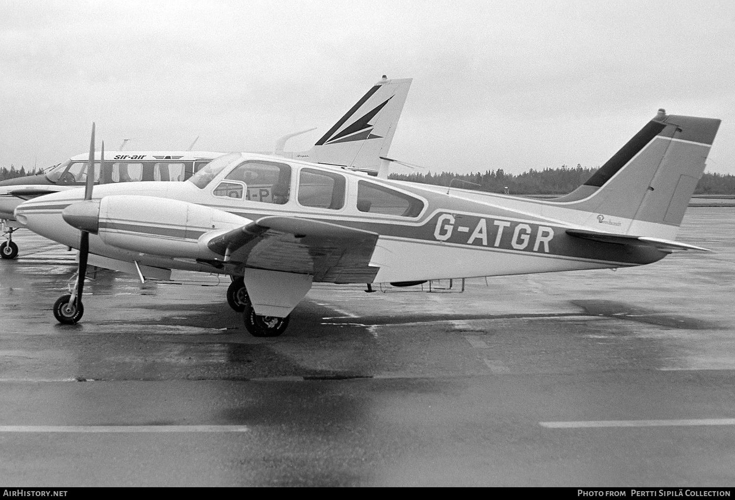 Aircraft Photo of G-ATGR | Beech B55 Baron (95-B55) | AirHistory.net #781089
