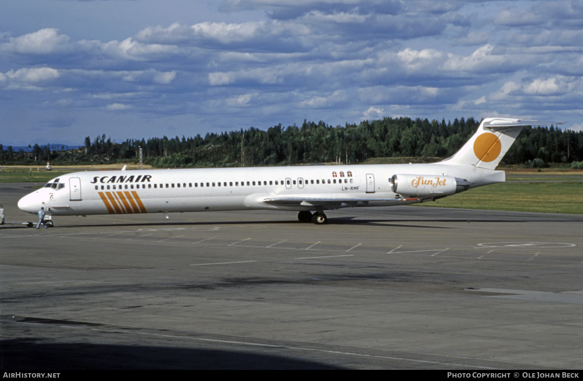 Aircraft Photo of LN-RMF | McDonnell Douglas MD-83 (DC-9-83) | Scanair | AirHistory.net #781145