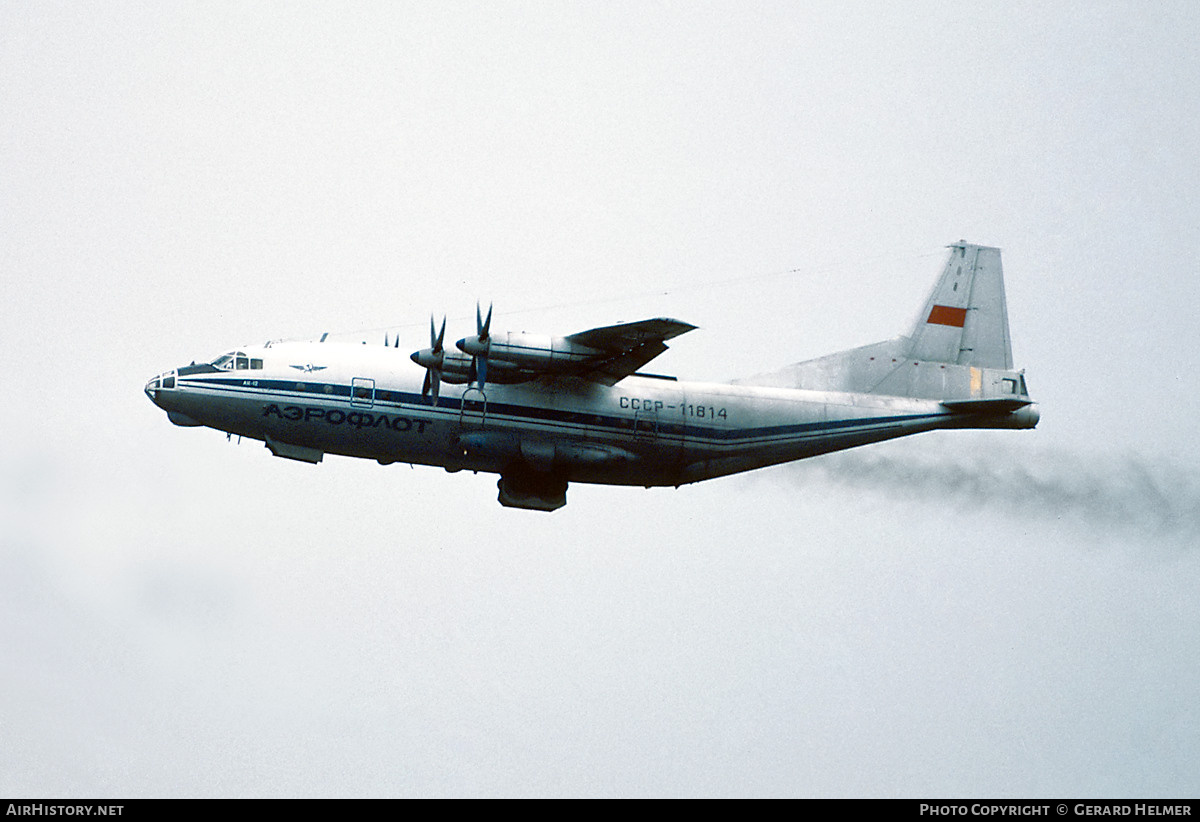 Aircraft Photo of CCCP-11814 | Antonov An-12BP | Aeroflot | AirHistory.net #781180