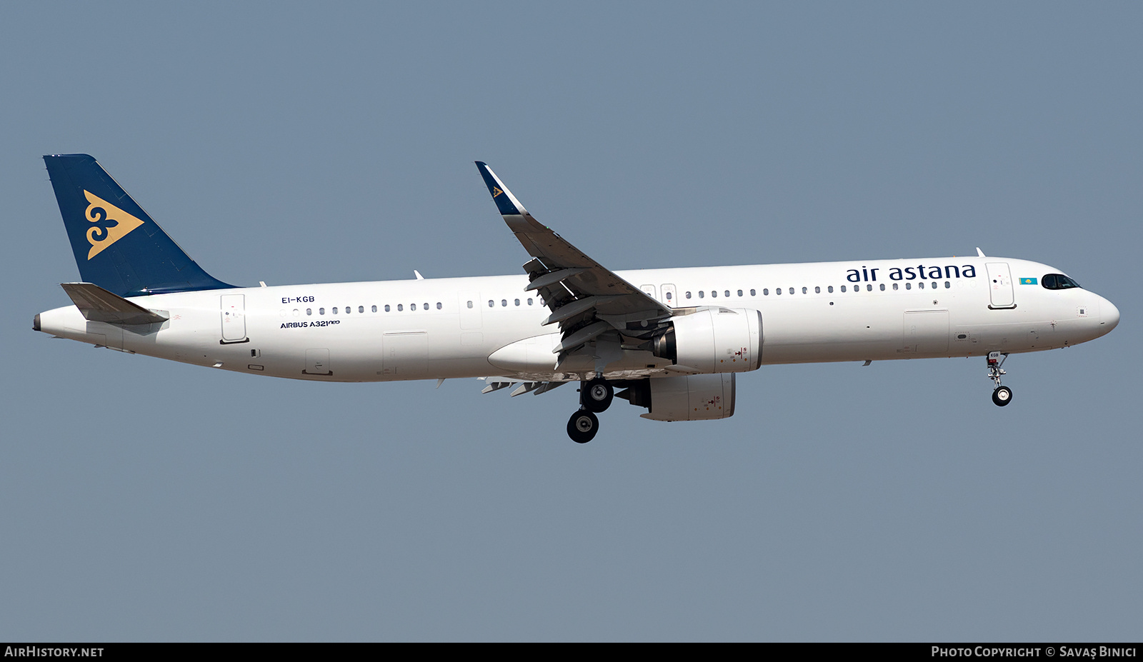 Aircraft Photo of EI-KGB | Airbus A321-271NX | Air Astana | AirHistory.net #781202