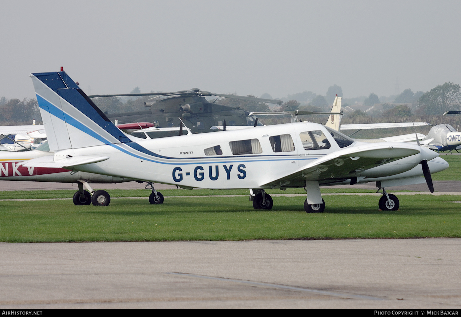 Aircraft Photo of G-GUYS | Piper PA-34-200T Seneca II | AirHistory.net #781203