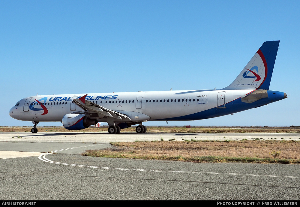 Aircraft Photo of VQ-BCX | Airbus A321-211 | Ural Airlines | AirHistory.net #781214