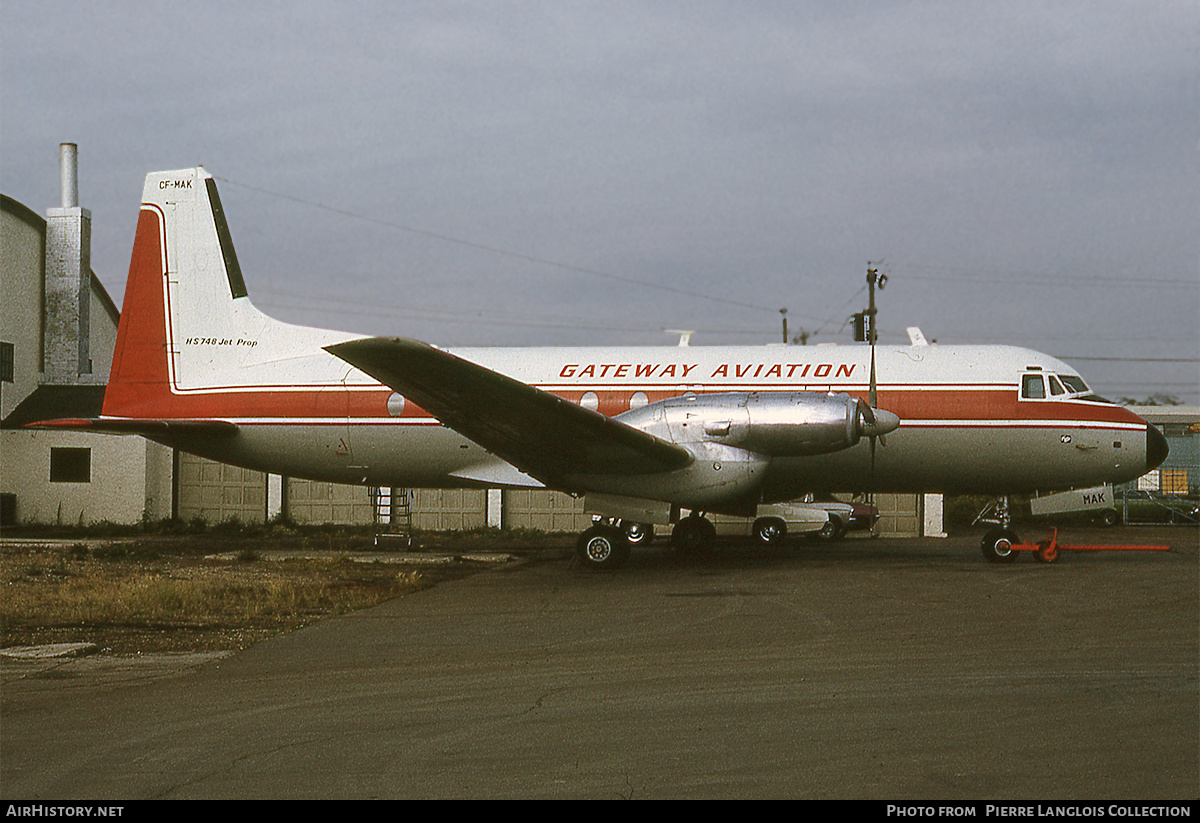 Aircraft Photo of CF-MAK | Hawker Siddeley HS-748 Srs2A/257 | Gateway Aviation | AirHistory.net #781216