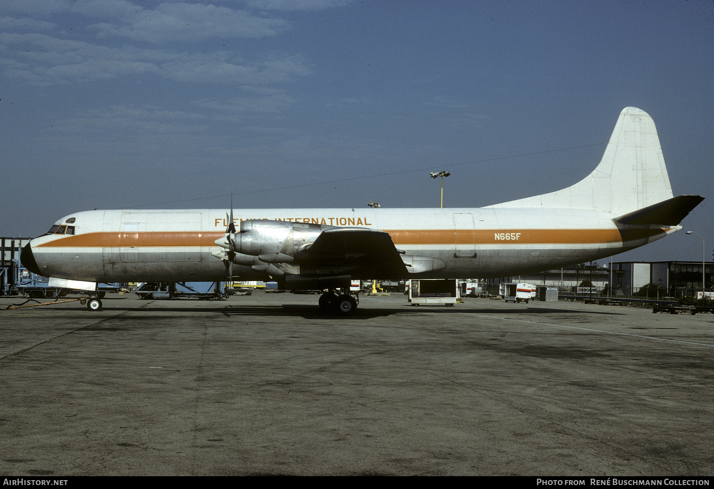 Aircraft Photo of N665F | Lockheed L-188A(F) Electra | Fleming International Airways | AirHistory.net #781232