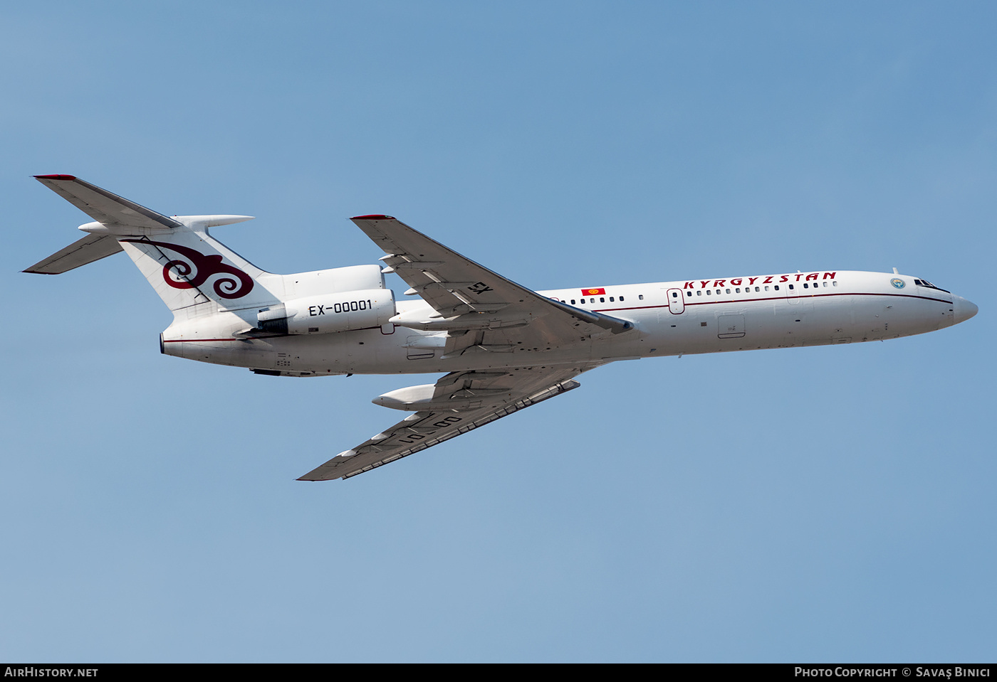 Aircraft Photo of EX-00001 | Tupolev Tu-154M | Kyrgyzstan Government | AirHistory.net #781235