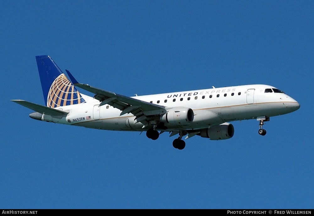 Aircraft Photo of N650RW | Embraer 170SE (ERJ-170-100SE) | United Express | AirHistory.net #781252