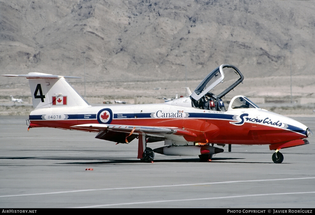 Aircraft Photo of 114078 | Canadair CT-114 Tutor (CL-41A) | Canada - Air Force | AirHistory.net #781283