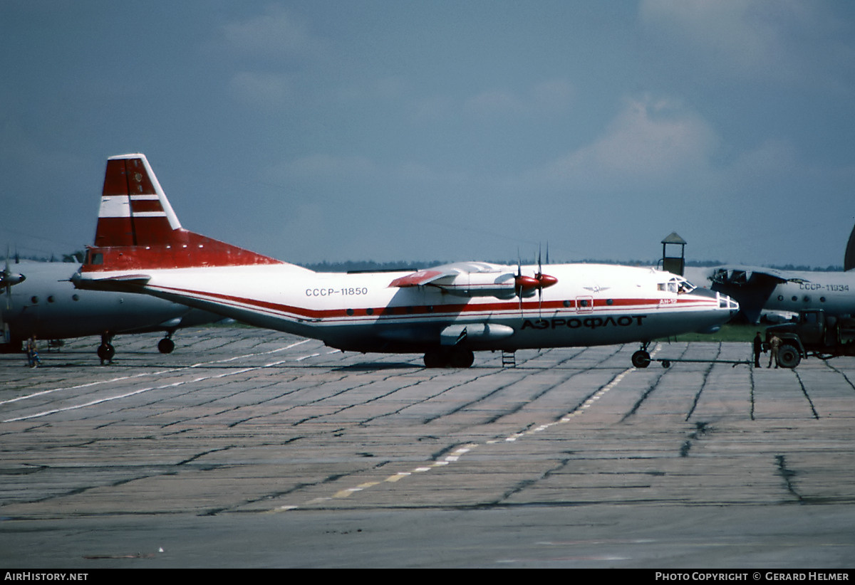 Aircraft Photo of CCCP-11850 | Antonov An-12BP | Aeroflot | AirHistory.net #781321