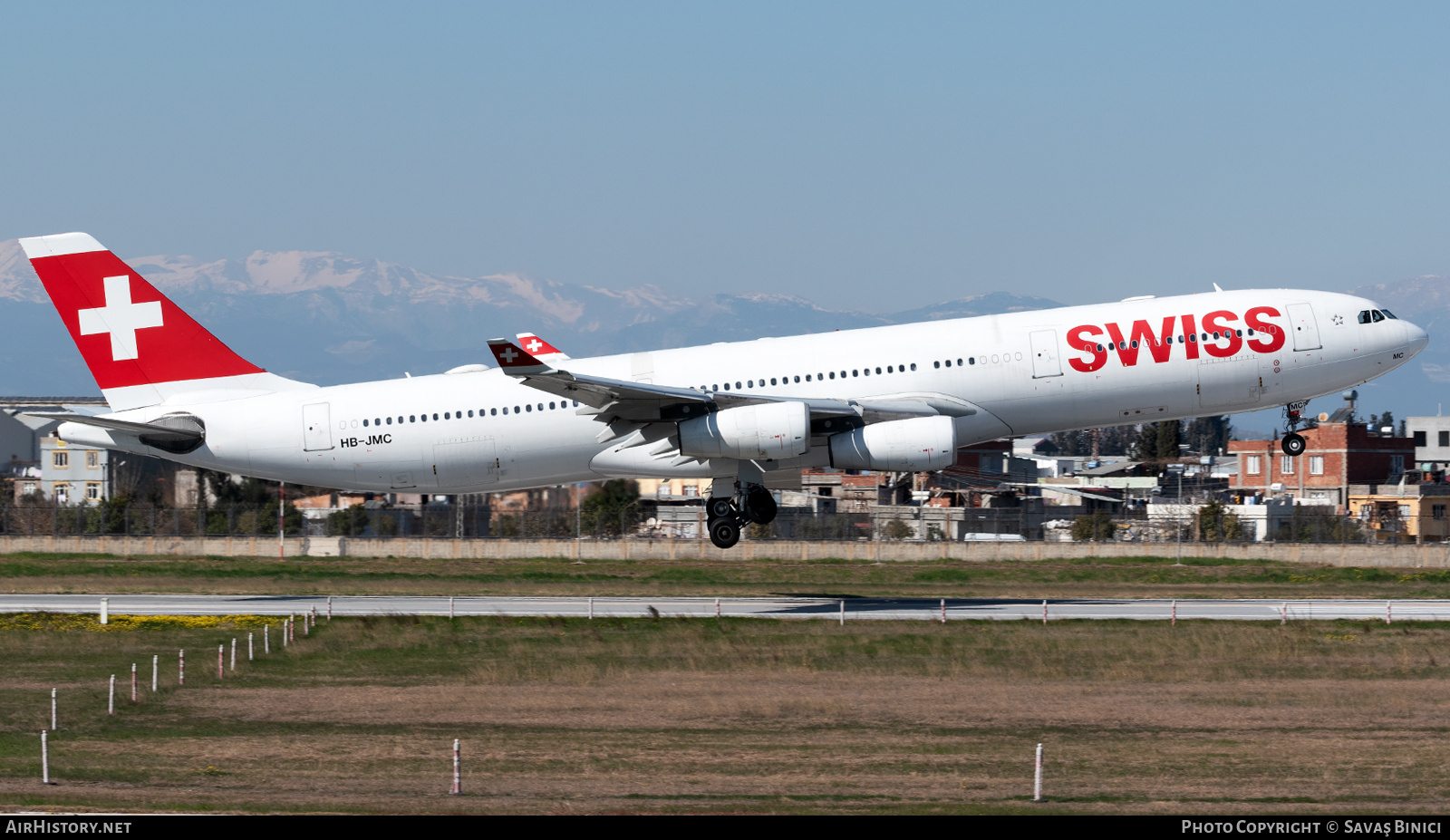 Aircraft Photo of HB-JMC | Airbus A340-313X | Swiss International Air Lines | AirHistory.net #781339