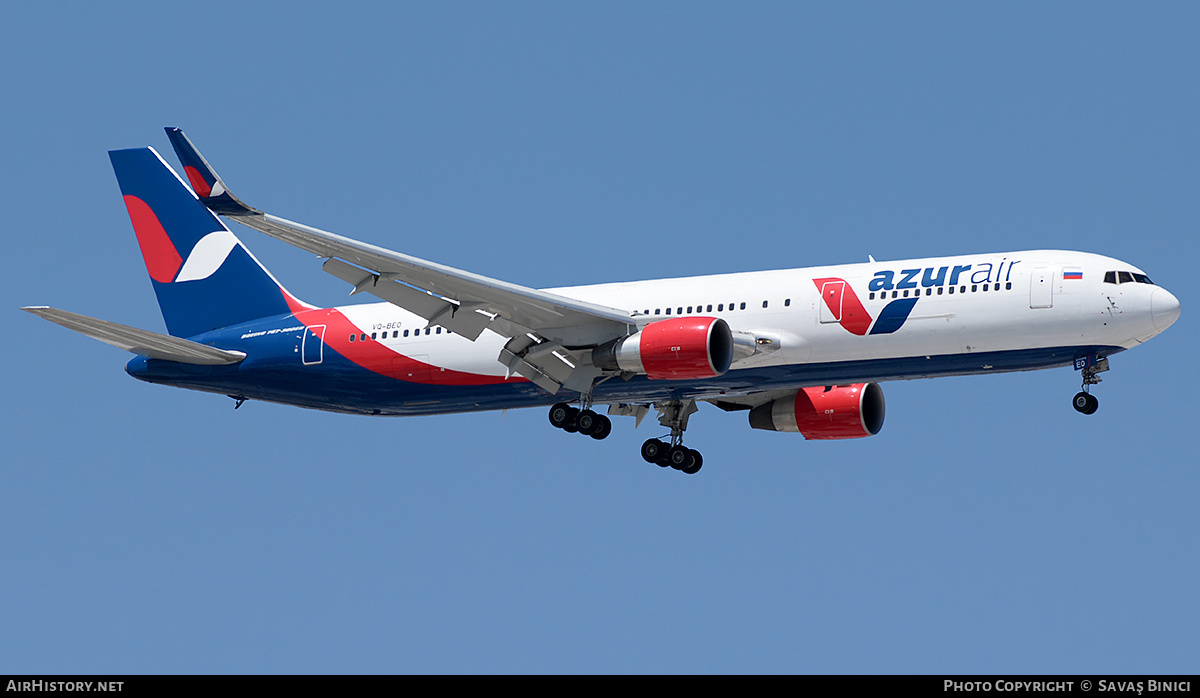 Aircraft Photo of VQ-BEO | Boeing 767-33A/ER | Azur Air | AirHistory.net #781389