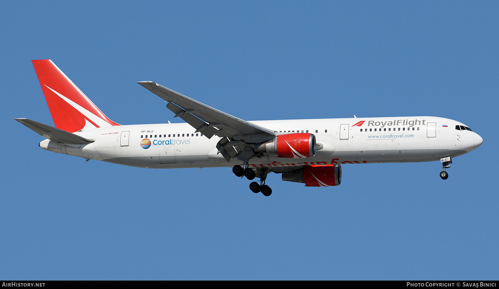 Aircraft Photo of VP-BLG | Boeing 767-3Q8/ER | Royal Flight Airlines | AirHistory.net #781404