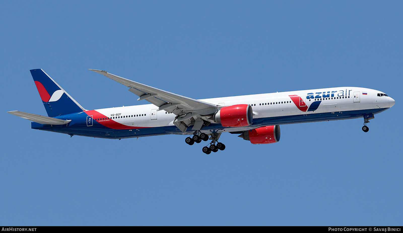 Aircraft Photo of VQ-BZF | Boeing 777-367/ER | Azur Air | AirHistory.net #781408