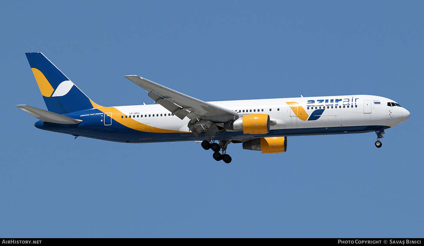 Aircraft Photo of VP-BRA | Boeing 767-33A/ER | Azur Air | AirHistory.net #781409