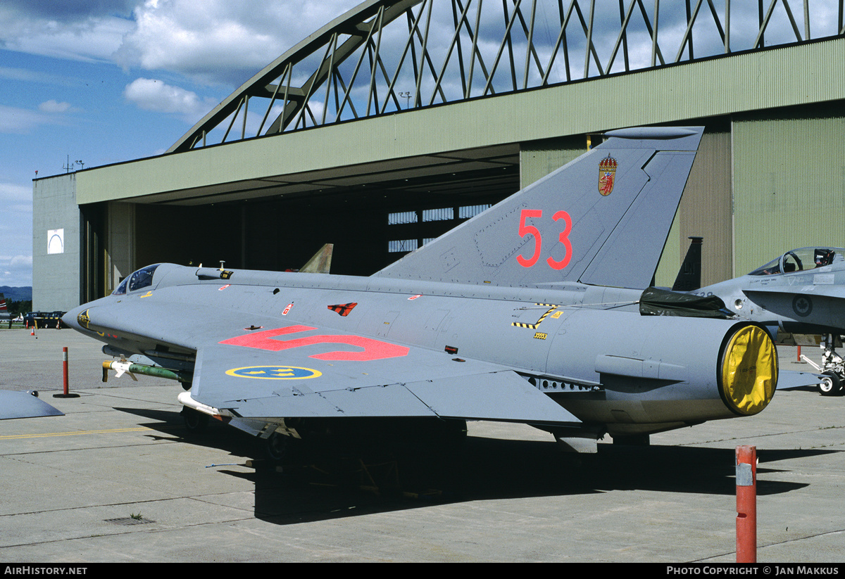 Aircraft Photo of 35553 | Saab J35J Draken | Sweden - Air Force | AirHistory.net #781428