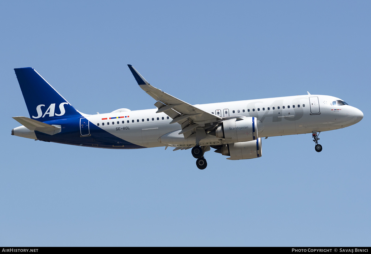 Aircraft Photo of SE-ROL | Airbus A320-251N | Scandinavian Airlines - SAS | AirHistory.net #781461