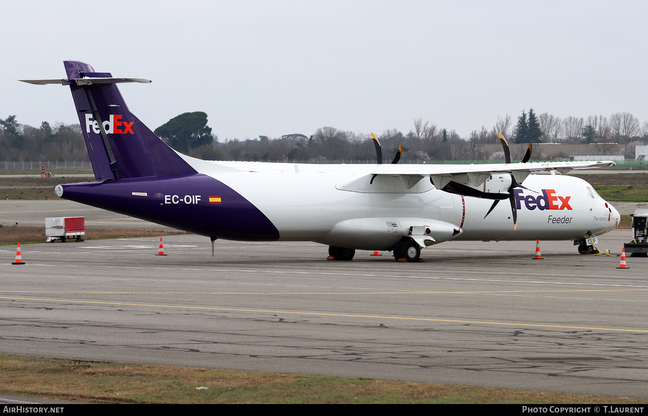Aircraft Photo of EC-OIF | ATR ATR-72-600F (ATR-72-212A) | FedEx Feeder | AirHistory.net #781494