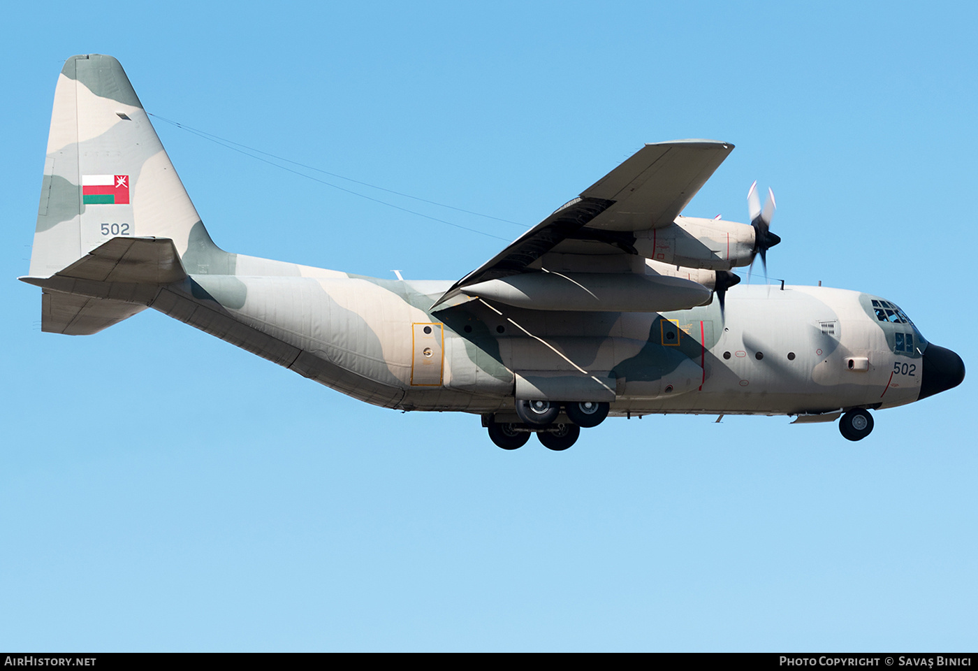 Aircraft Photo of 502 / ٥٠٢ | Lockheed C-130H Hercules | Oman - Air Force | AirHistory.net #781522