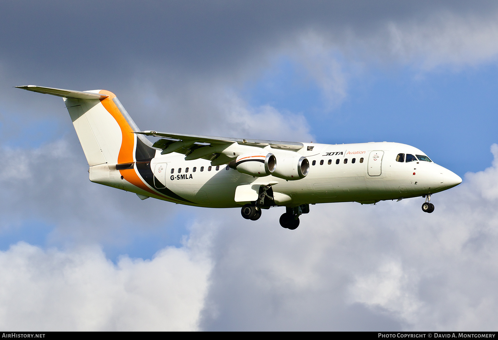 Aircraft Photo of G-SMLA | British Aerospace BAe-146-200 | Jota Aviation | AirHistory.net #781537