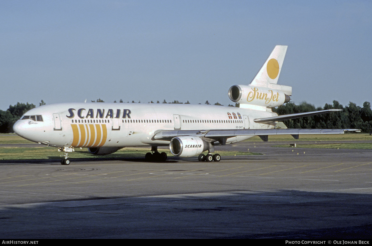 Aircraft Photo of SE-DHT | McDonnell Douglas DC-10-10 | Scanair | AirHistory.net #781539