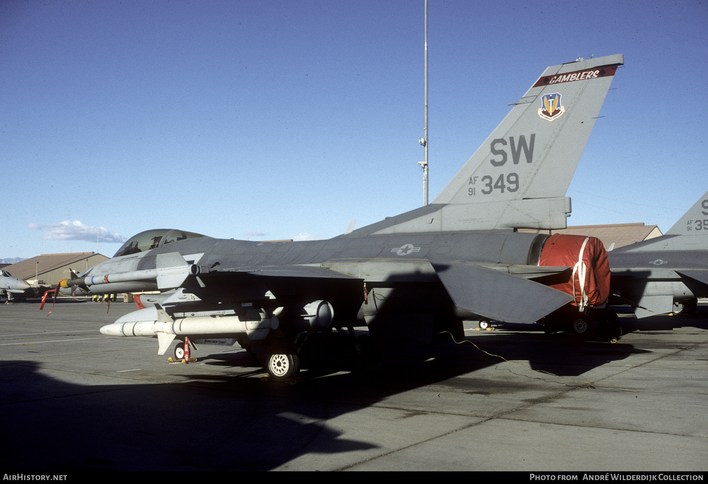 Aircraft Photo of 91-0349 / AF91-349 | General Dynamics F-16CM Fighting Falcon | USA - Air Force | AirHistory.net #781550