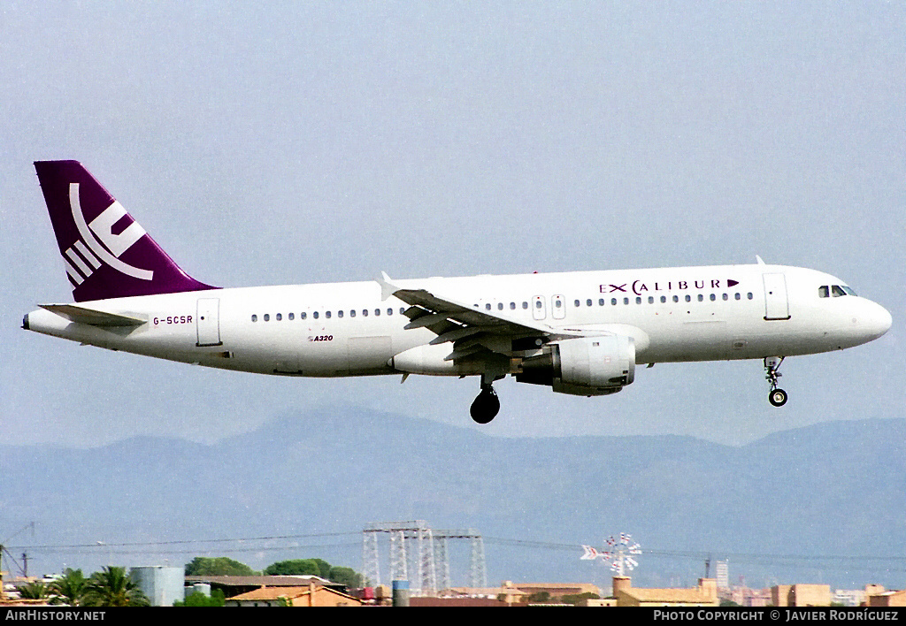 Aircraft Photo of G-SCSR | Airbus A320-212 | Excalibur | AirHistory.net #781576