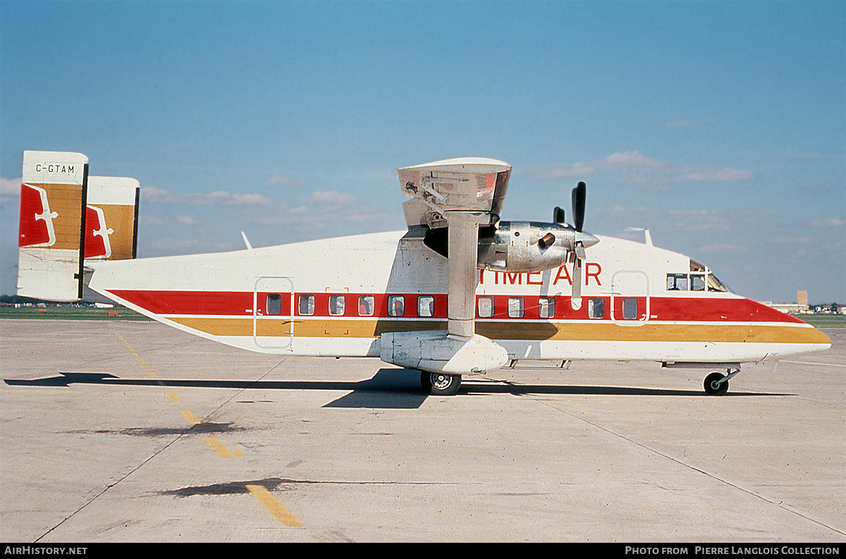 Aircraft Photo of C-GTAM | Short 330-100 | Time Air | AirHistory.net #781603