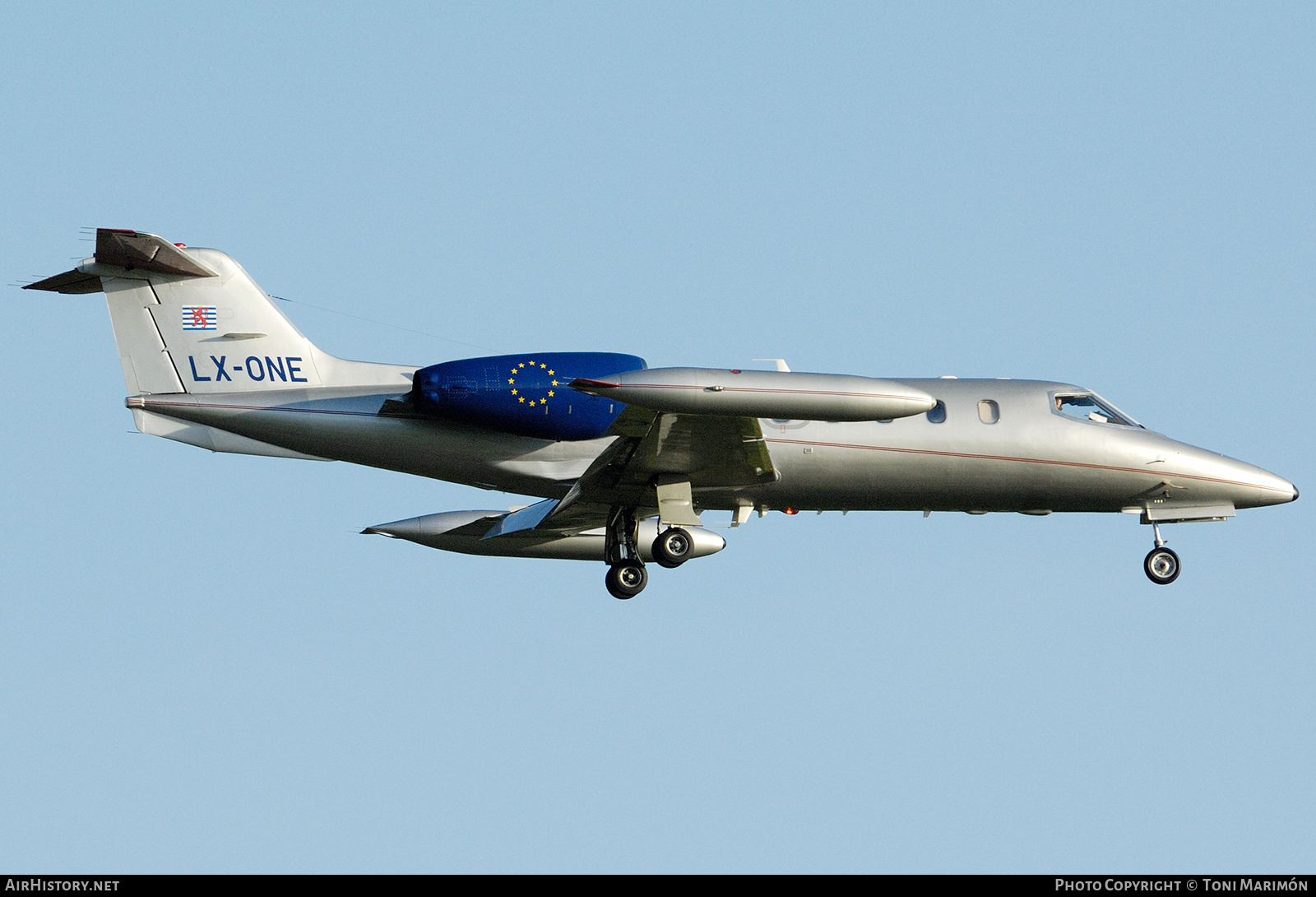 Aircraft Photo of LX-ONE | Gates Learjet 35A | AirHistory.net #781631