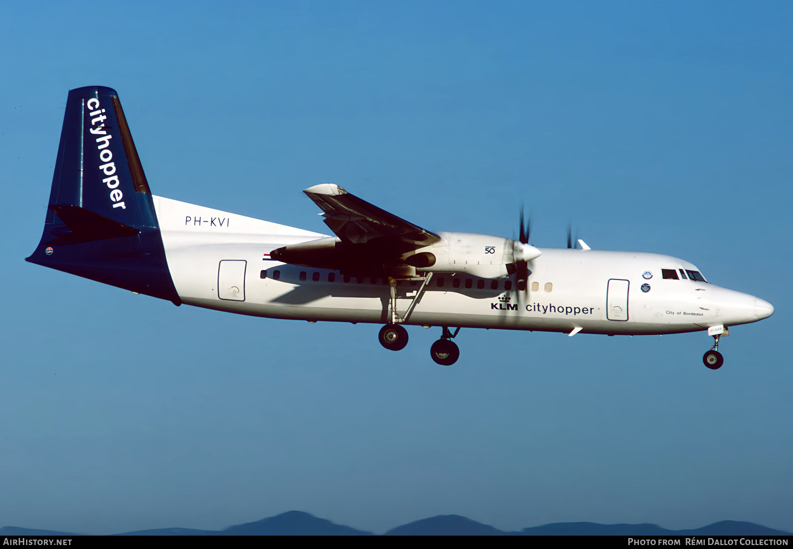 Aircraft Photo of PH-KVI | Fokker 50 | KLM Cityhopper | AirHistory.net #781671