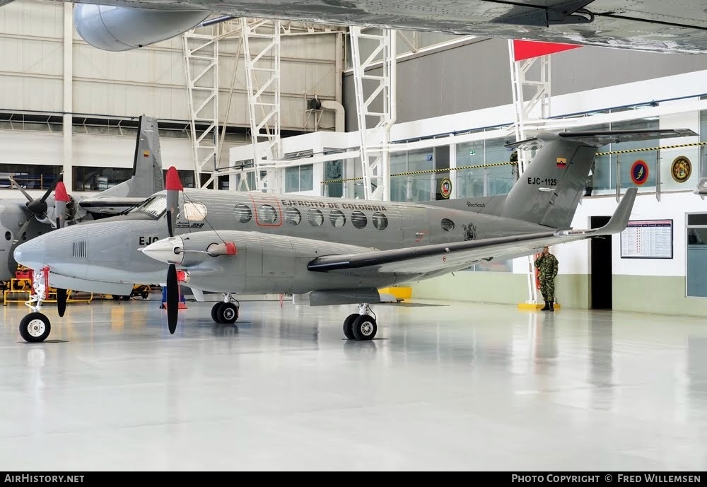 Aircraft Photo of EJC-1125 | Hawker Beechcraft 350i King Air (B300) | Colombia - Army | AirHistory.net #781675