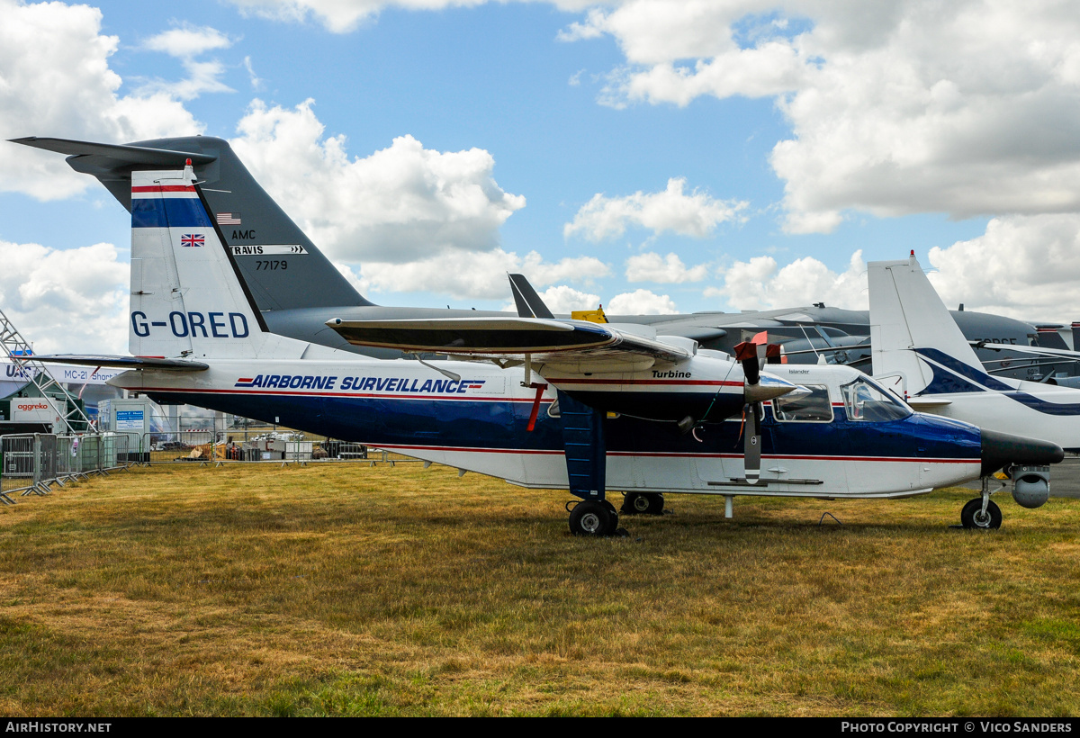 Aircraft Photo of G-ORED | Pilatus Britten-Norman BN-2T Islander | Airborne Surveillance | AirHistory.net #781679