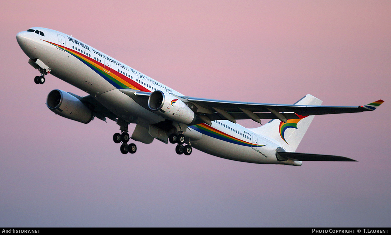Aircraft Photo of B-8950 | Airbus A330-243 | Tibet Airlines | AirHistory.net #781699