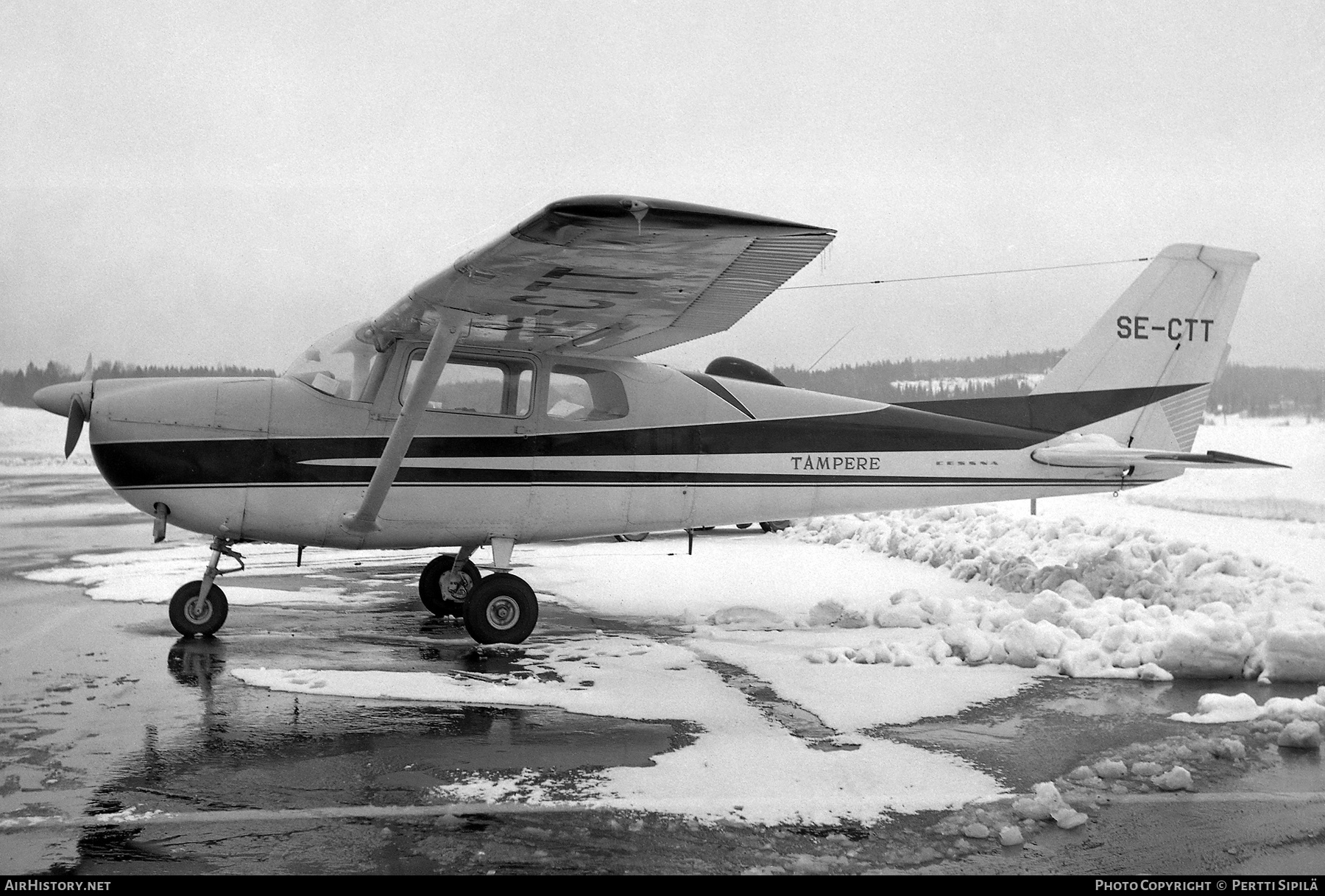 Aircraft Photo of SE-CTT | Cessna 175A Skylark | AirHistory.net #781714