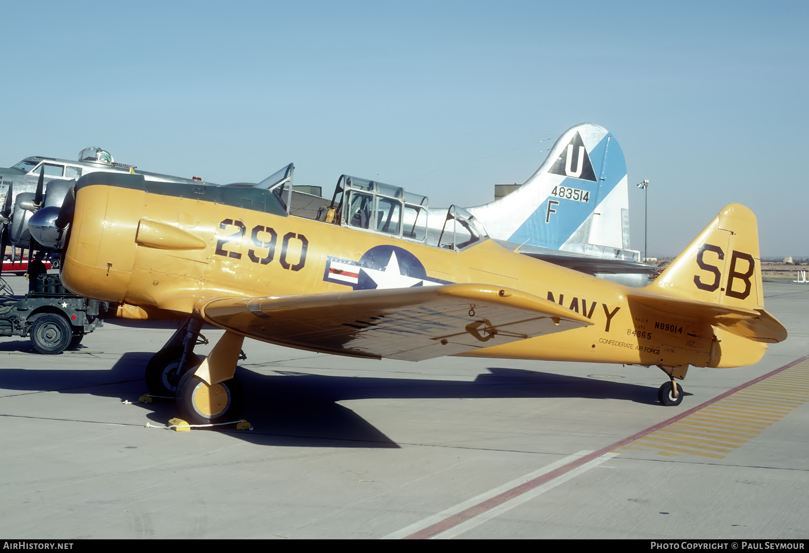 Aircraft Photo of N89014 / 84865 | North American SNJ-5 Texan | Confederate Air Force | USA - Navy | AirHistory.net #781716