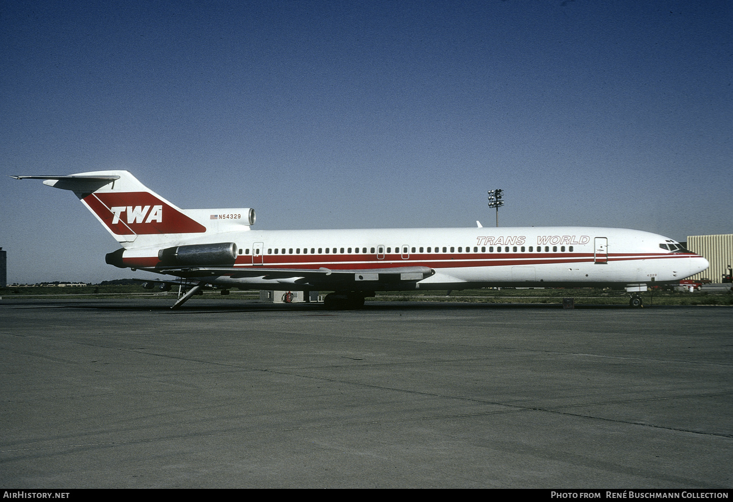 Aircraft Photo of N54329 | Boeing 727-231 | Trans World Airlines - TWA | AirHistory.net #781721