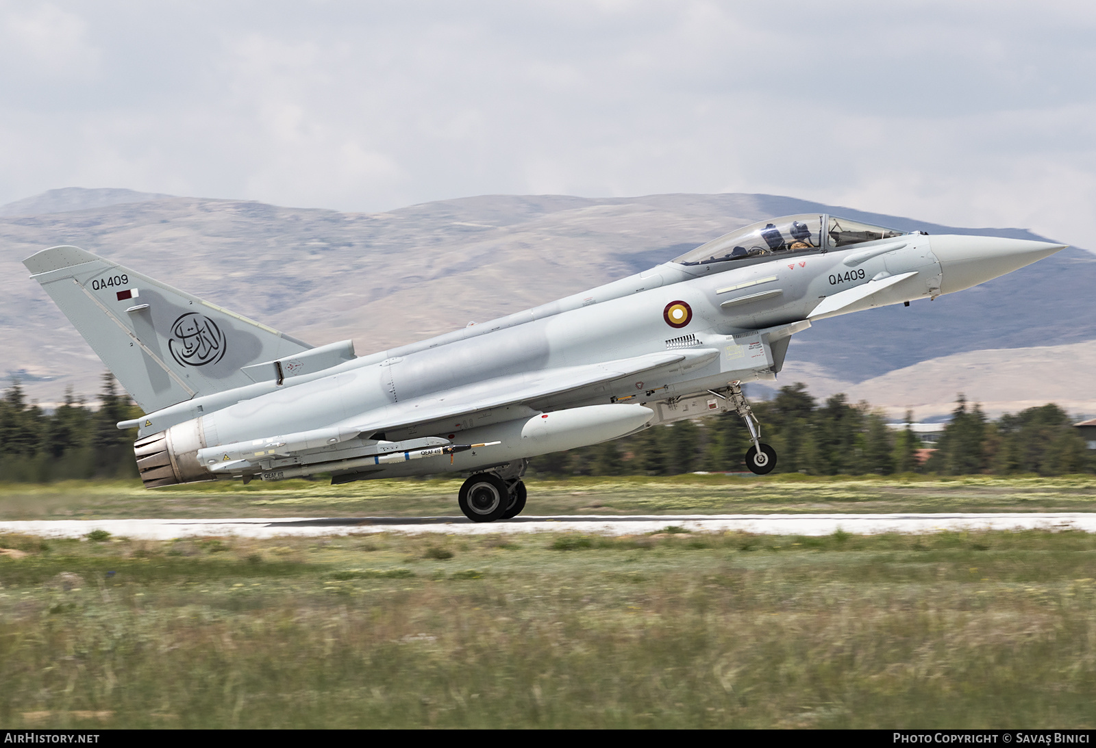 Aircraft Photo of QA409 | Eurofighter EF-2000 Typhoon | Qatar - Air Force | AirHistory.net #781735