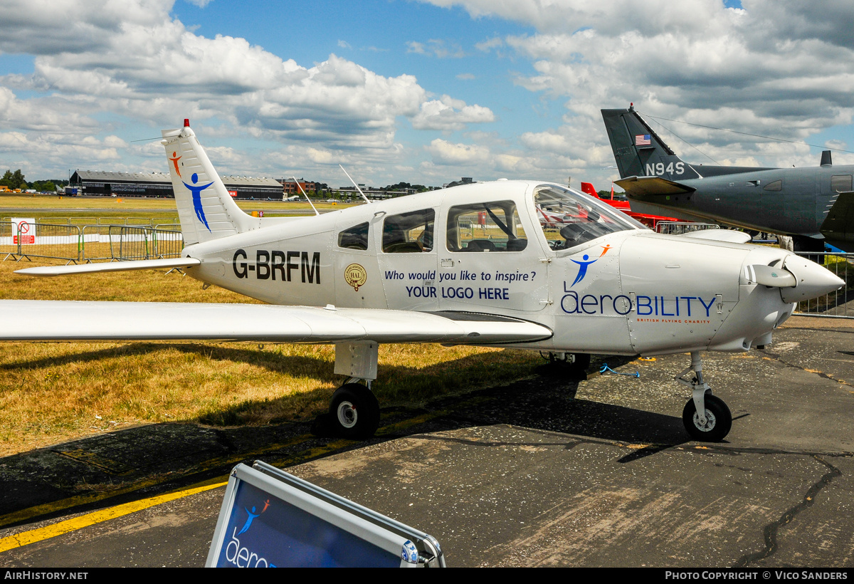 Aircraft Photo of G-BRFM | Piper PA-28-161 Cherokee Warrior II | Aerobility | AirHistory.net #781755