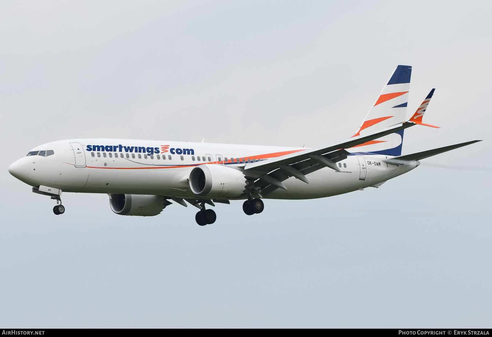 Aircraft Photo of OK-SWM | Boeing 737-8 Max 8 | Smartwings | AirHistory.net #781788