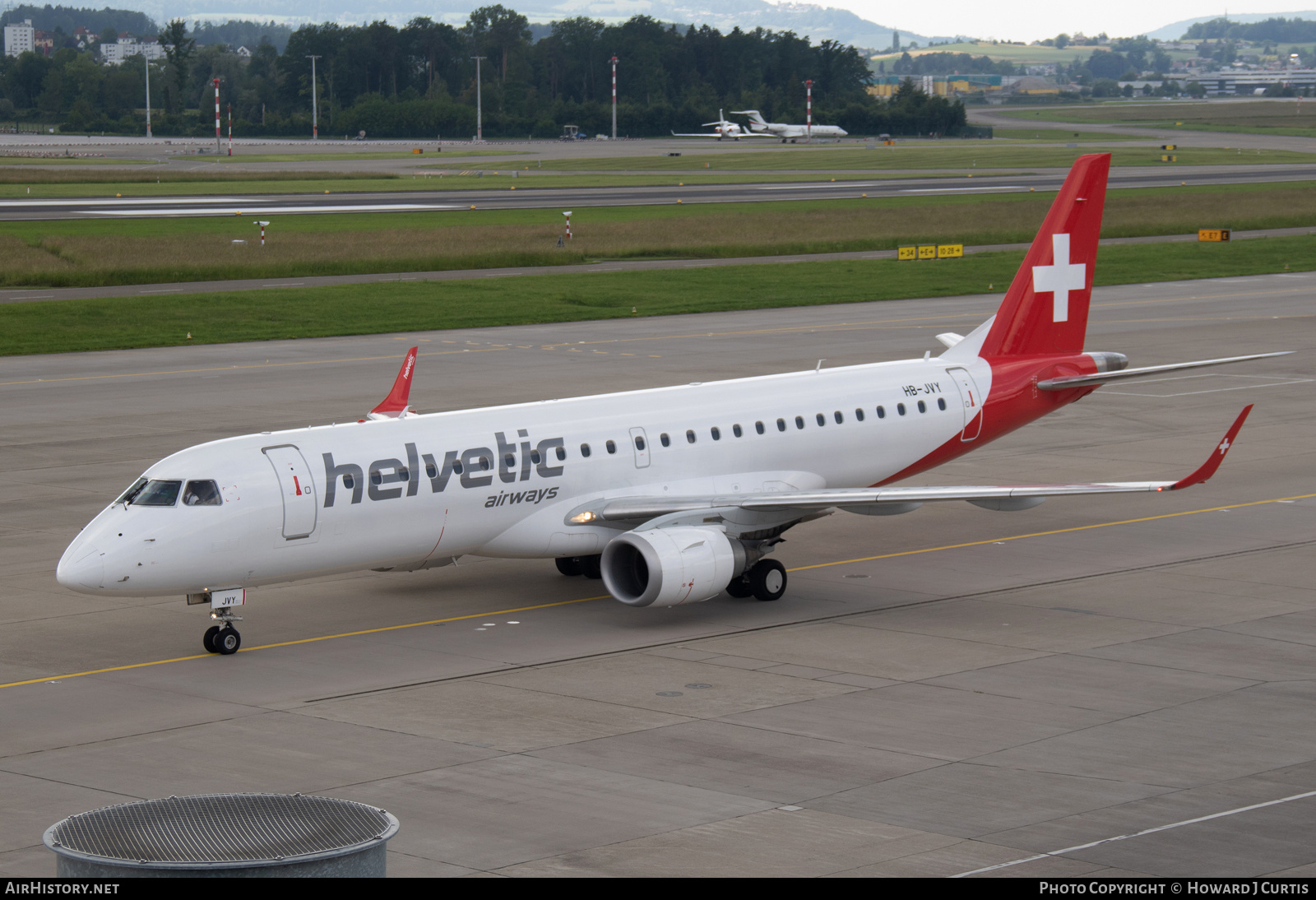 Aircraft Photo of HB-JVY | Embraer 190STD (ERJ-190-100STD) | Helvetic Airways | AirHistory.net #781795
