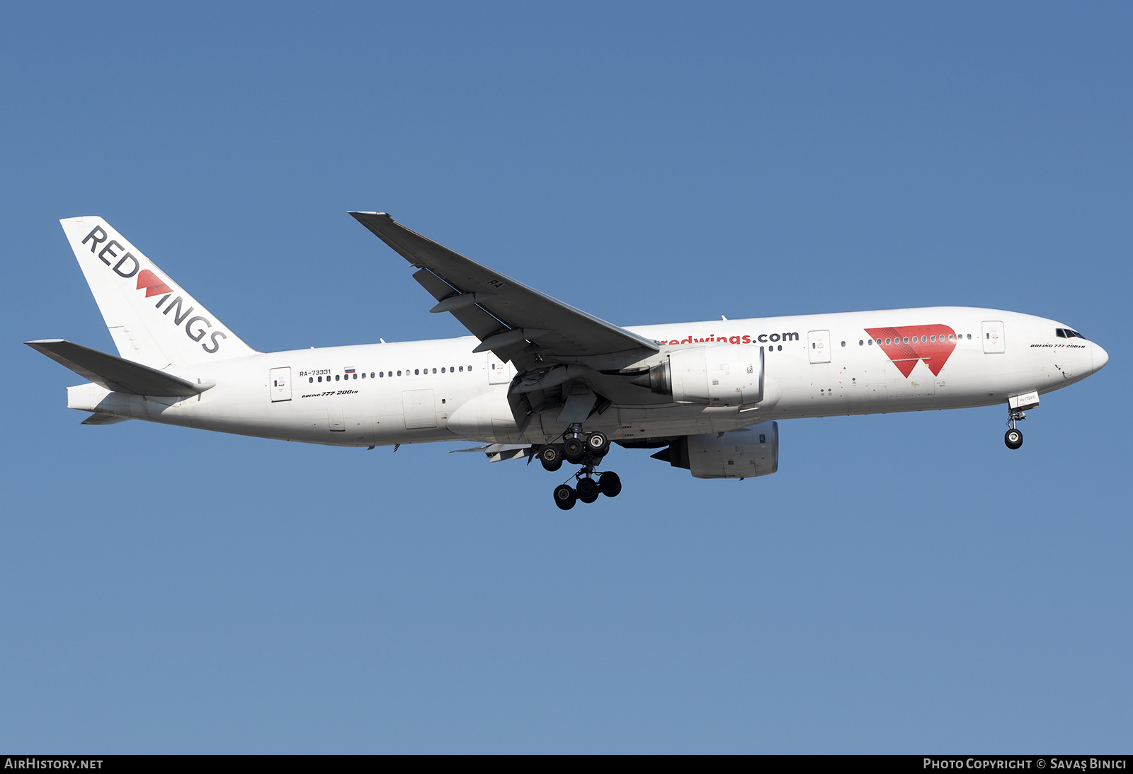 Aircraft Photo of RA-73331 | Boeing 777-21H/ER | Red Wings | AirHistory.net #781806