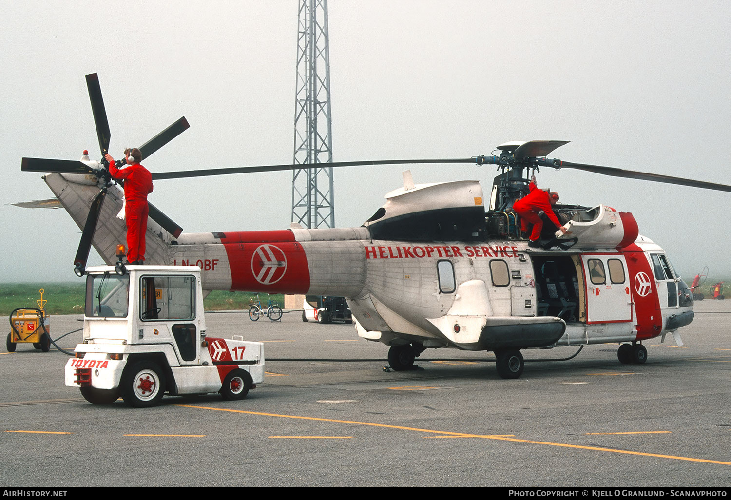 Aircraft Photo of LN-OBF | Eurocopter AS-332L1 Super Puma | Helikopter Service | AirHistory.net #781822