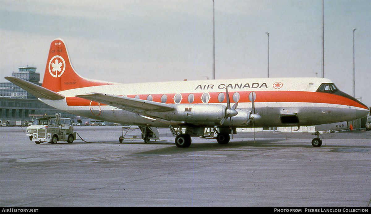 Aircraft Photo of CF-TIE | Vickers 757 Viscount | Air Canada | AirHistory.net #781864