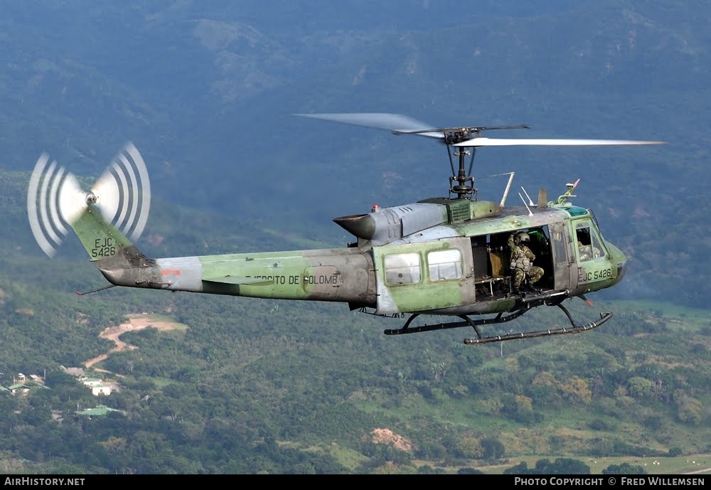 Aircraft Photo of EJC5426 | Bell UH-1H-II Iroquois | Colombia - Army | AirHistory.net #781872
