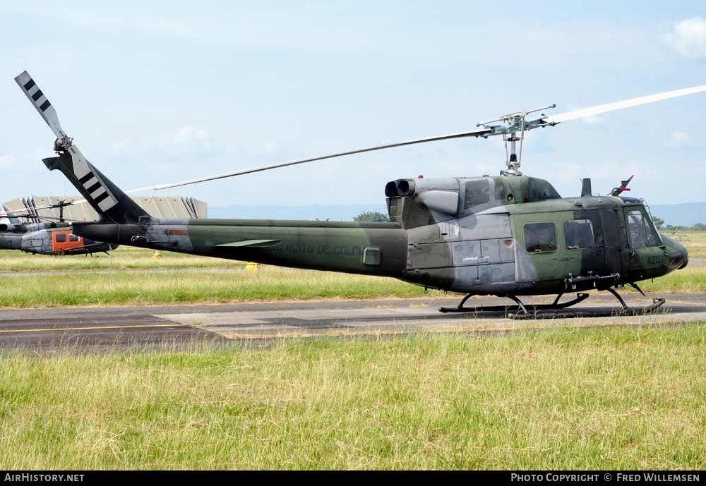 Aircraft Photo of EJC4207 | Bell UH-1N Iroquois | Colombia - Army | AirHistory.net #781876