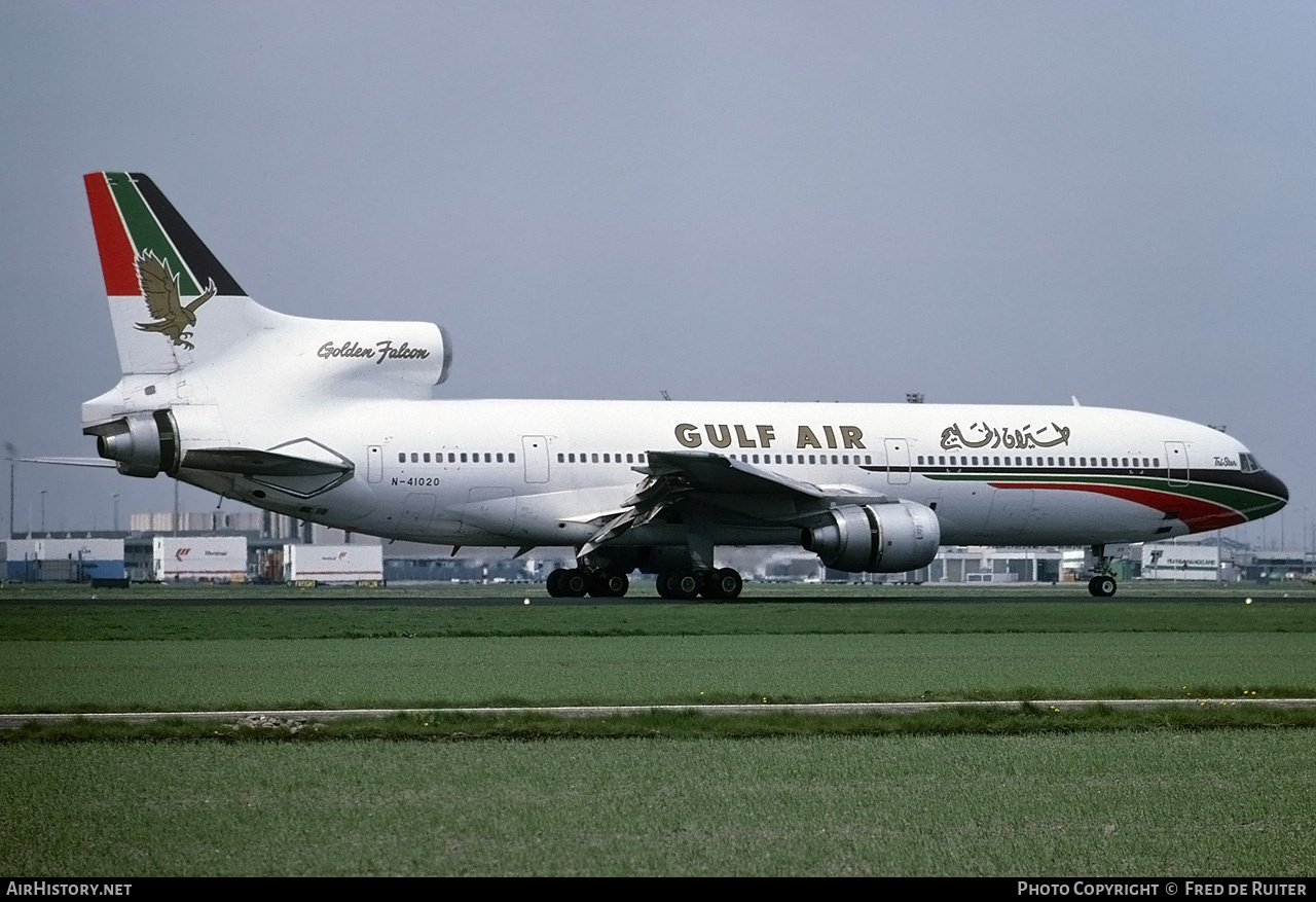 Aircraft Photo of N41020 / N-41020 | Lockheed L-1011-385-1 TriStar 1 | Gulf Air | AirHistory.net #781879
