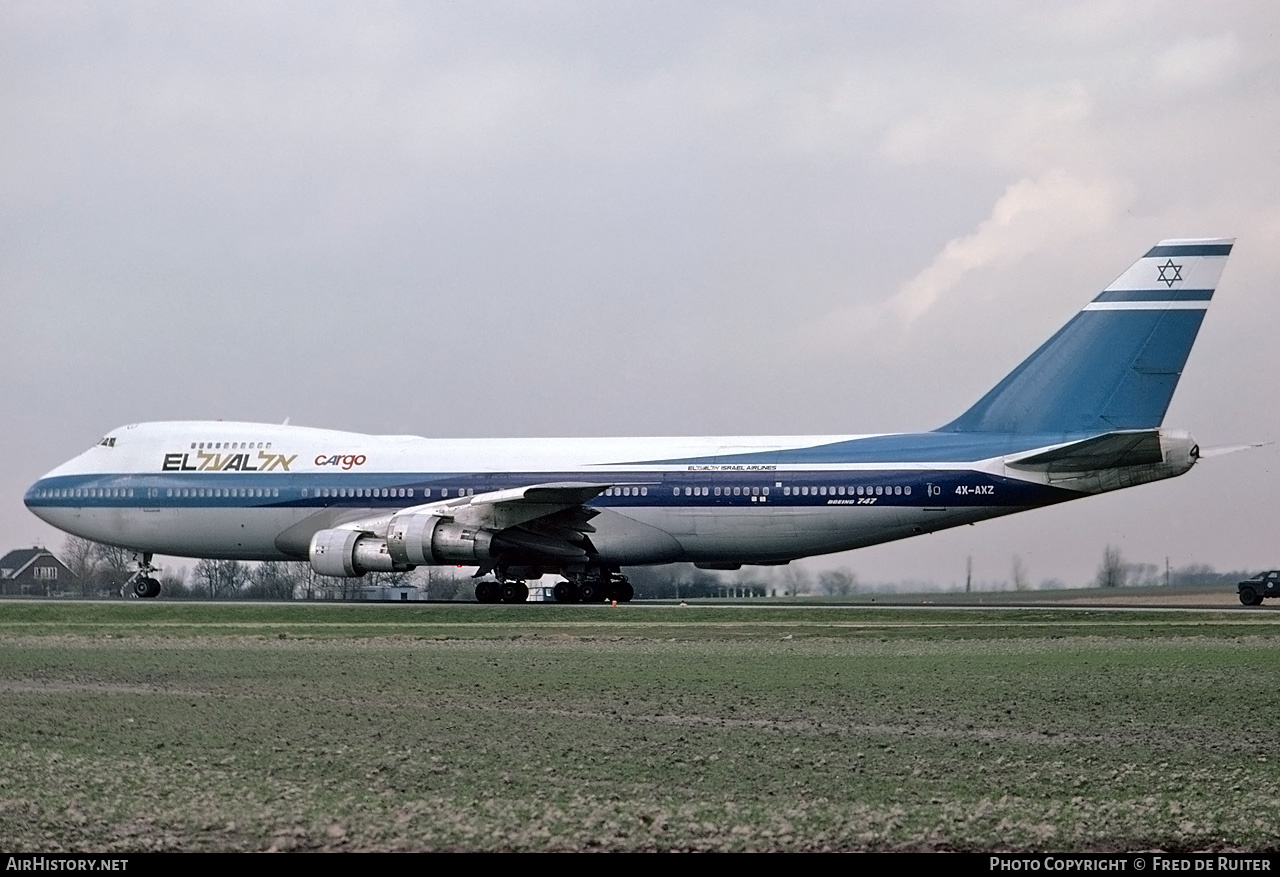Aircraft Photo of 4X-AXZ | Boeing 747-124(SF) | El Al Israel Airlines Cargo | AirHistory.net #781902